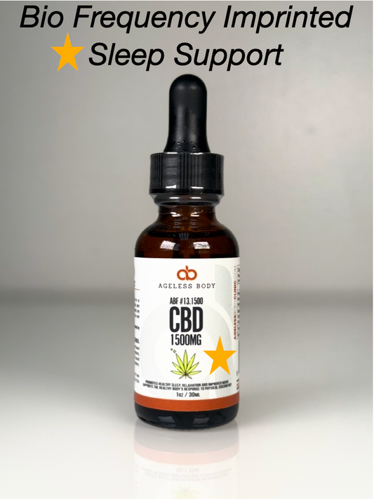 ABF CBD Oil (1500mg) - ADVANCED with BioEnergetic Frequency Imprinted (Sleep Support)