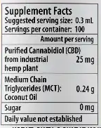 ABF CBD Oil (2500mg) - SUPER