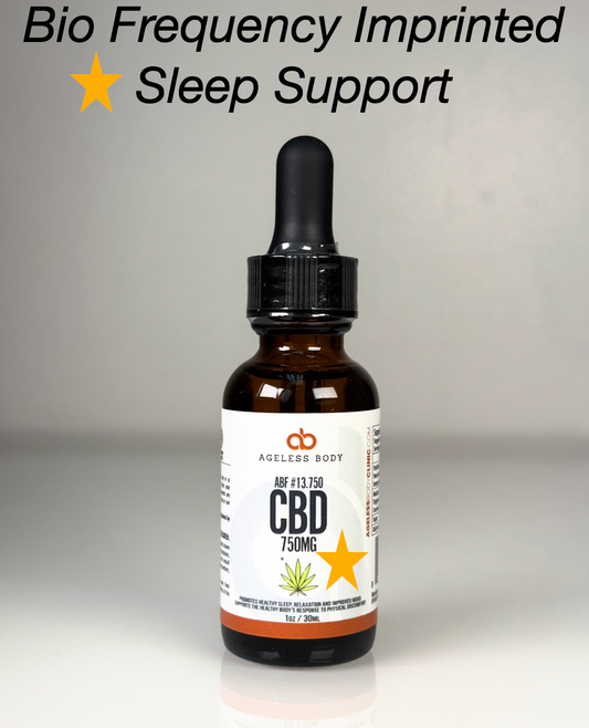 ABF CBD Oil (750mg) - REGULAR with BioEnergetic Frequency Imprinted (Sleep Support)
